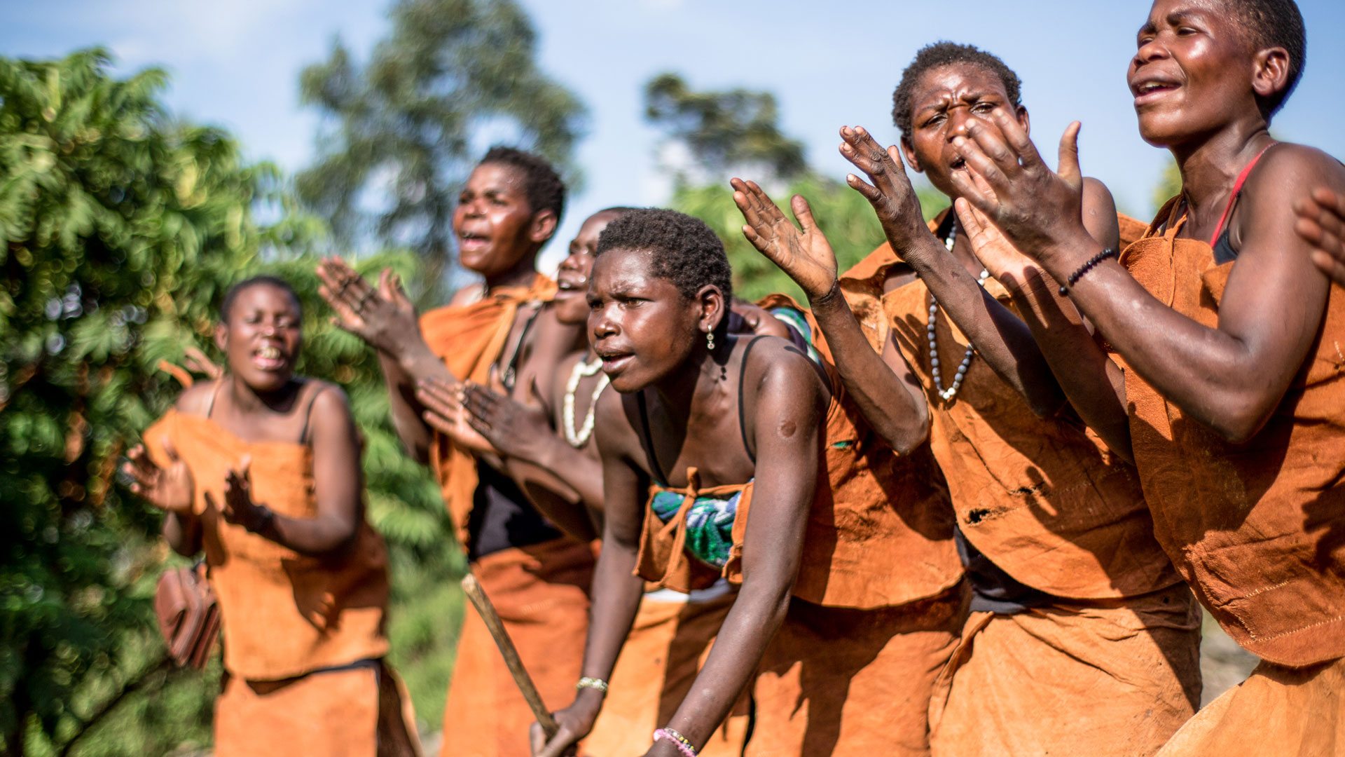 Batwa people in Mgahinga Gorilla Park